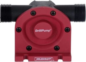 Milescraft 1314 DrillPump750 - Self Priming Water Pump Attachment for Drills - Water Transfer Pump - Uses Common Garden Hose - 750 Gallons per Hour